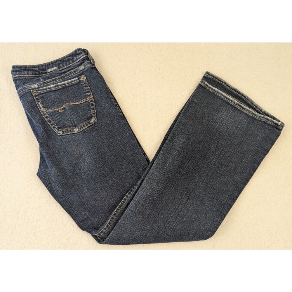 Silver Womens Jeans Vintage 'Spur' Bootcut Dark Distressed Western 34x33 Canada